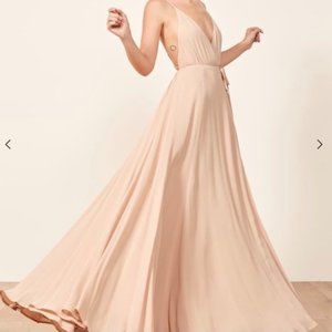 Reformation Callalily Dress champagne Size 0